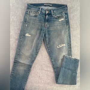 Joe’s Jeans Women’s Distressed Skinny Mid Rise